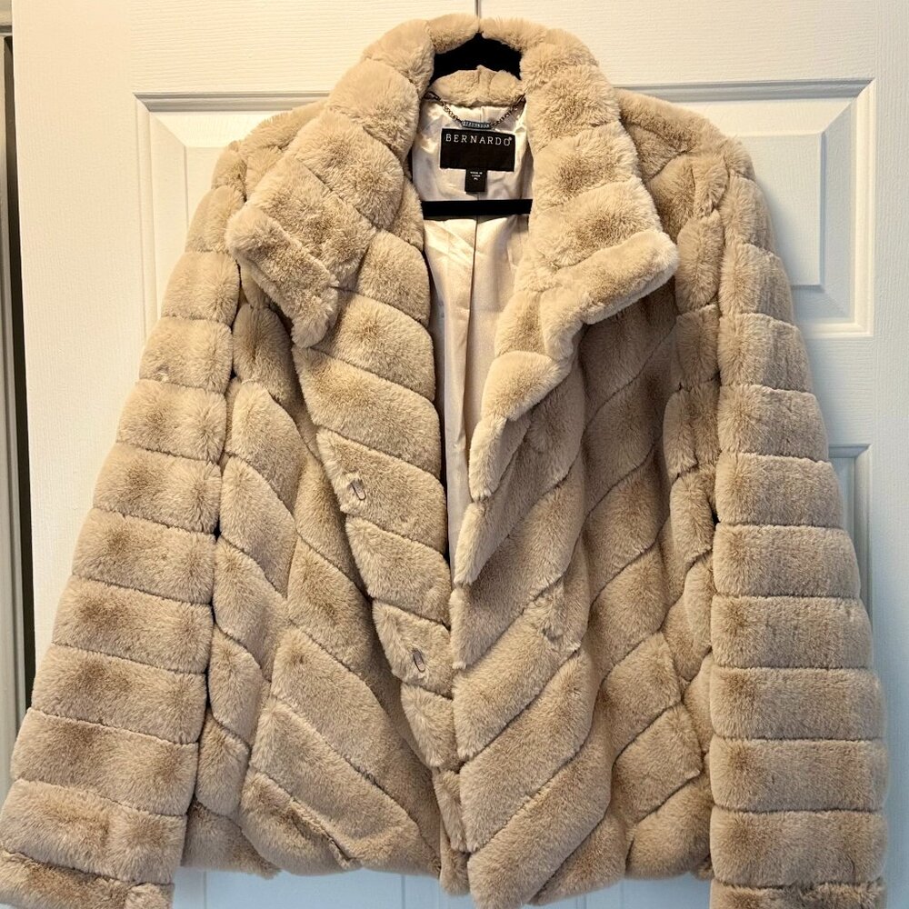 Bernardo Faux Fur Jacket